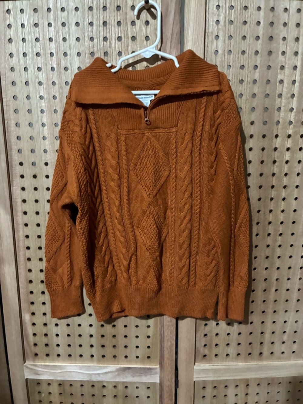 Amazon Essentials Peach Knit Pullover 6-7 Years
